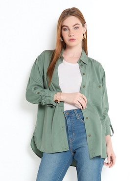 Blusa American Eagle manga larga para mujer