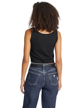 Top Guess Jeans cuello redondo
