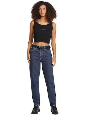 Top Guess Jeans cuello redondo