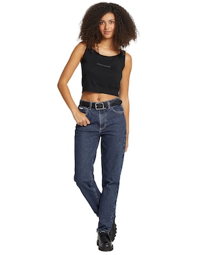 Top Guess Jeans cuello redondo
