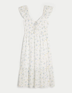 Vestido Midi Casual Hollister Para Mujer