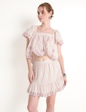 Falda mini American Eagle a la cintura