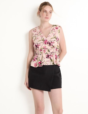 Blusa Biography sin manga para mujer