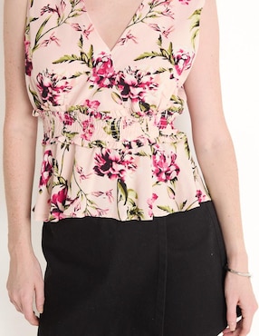 Blusa Biography sin manga para mujer