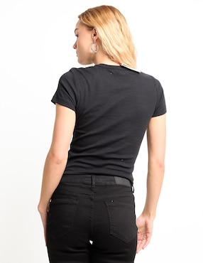 Playera manga corta Sexy Jeans cuello redondo para mujer