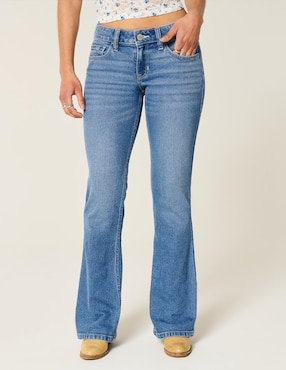 Jeans flare Hollister para mujer