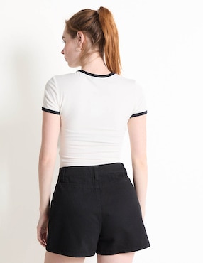 Playera manga corta Sexy Jeans cuello redondo para mujer