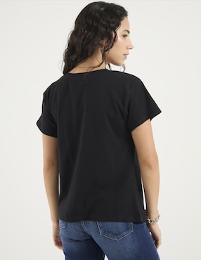 Playera manga corta Sexy Jeans cuello redondo para mujer