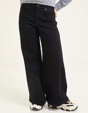 Jeans relaxed campana Sexy Jeans SXYJM039 corte cintura alta para mujer