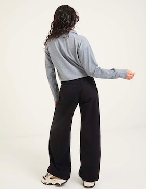 Jeans relaxed campana Sexy Jeans SXYJM039 corte cintura alta para mujer