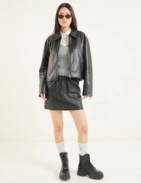 Blusa camisera That's It manga larga para mujer