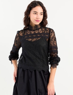 Blusa That's It manga larga para mujer