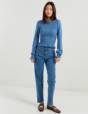 Blusa That's It manga larga para mujer