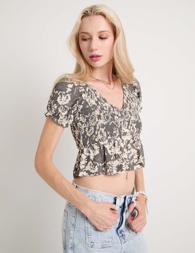 Blusa That's It manga corta para mujer