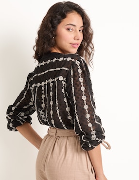 Blusa That's It manga larga para mujer