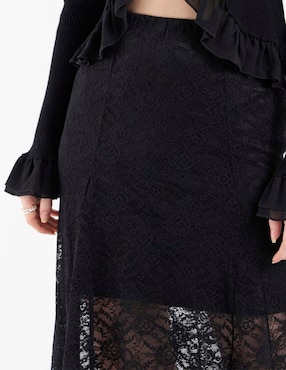 Falda crop That's It a la cintura
