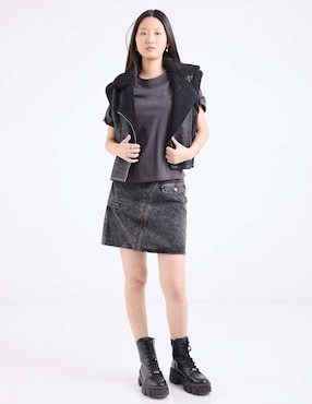 Playera manga corta That's It cuello redondo para mujer