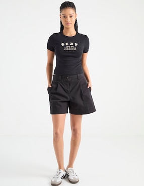 Playera manga corta Sexy Jeans cuello redondo para mujer