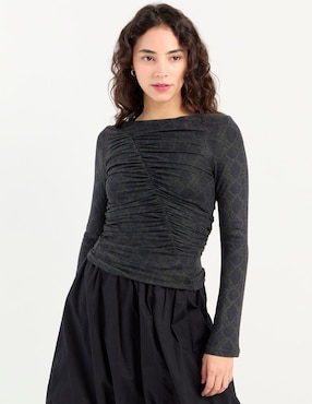 Blusa That's It manga larga para mujer