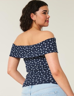 Blusa Hollister manga corta para mujer