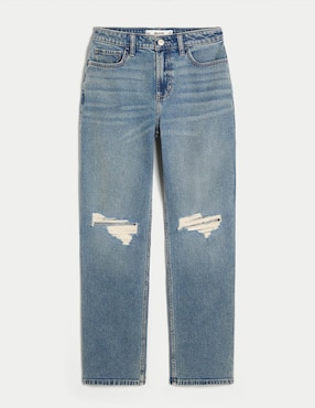 Jeans straight Hollister para mujer