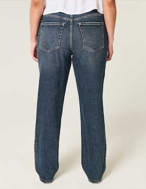 Jeans straight Hollister para mujer