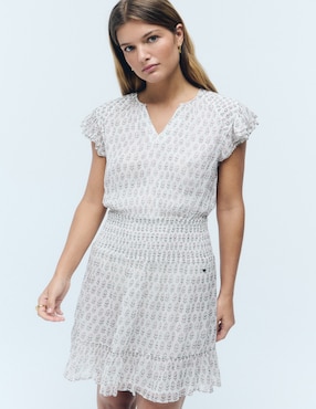 Vestido corto casual Brownie para mujer