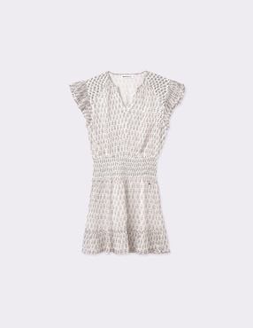 Vestido corto casual Brownie para mujer