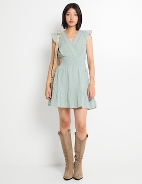 Vestido corto casual Brownie para mujer