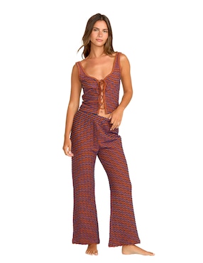 Top Billabong escote medio tirante ancho