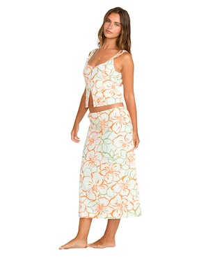 Falda larga Billabong Keep It Simple Skirt a la cintura