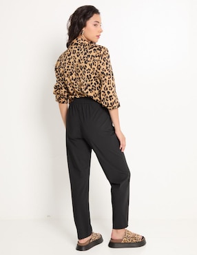 Pantalón Coffee Bean slim para mujer