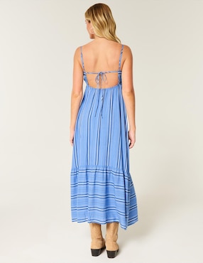 Vestido maxi casual Hollister para mujer