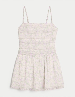 Vestido corto casual Hollister para mujer