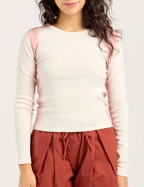 Blusa That's It manga larga para mujer