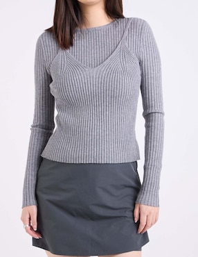Suéter That'S It cuello redondo para mujer