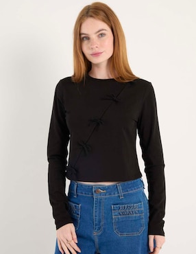 Blusa That's It manga larga para mujer