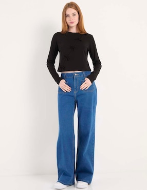 Blusa That's It manga larga para mujer