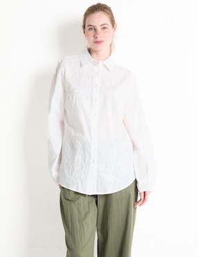 Blusa camisera Biography manga larga para mujer