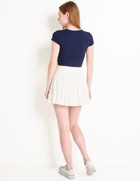 Falda short Coffee Bean a la cintura