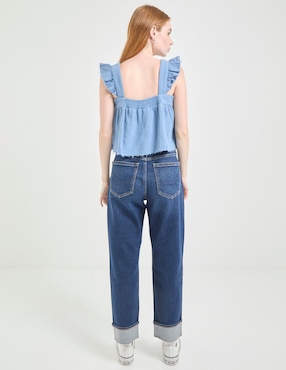 Jeans straight American Eagle para mujer