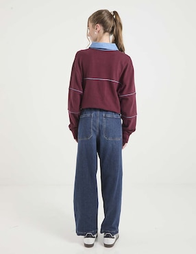 Jeans amplio American Eagle para mujer