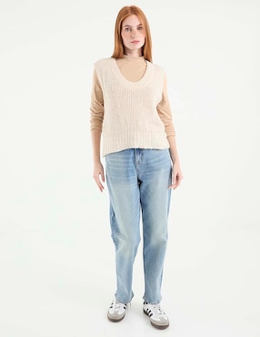 Jeans straight American Eagle para mujer