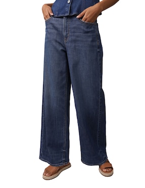 Jeans wide leg American Eagle corte cintura para mujer