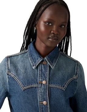 Chamarra denim Levi's de mezclilla para mujer