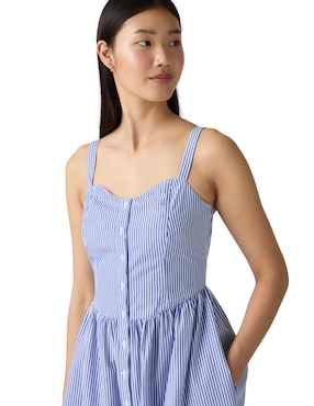 Vestido midi casual Levi's para mujer