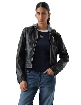 Chamarra para motociclista Levi's para mujer