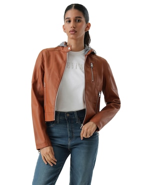 Chamarra para motociclista Levi's para mujer