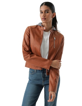 Chamarra para motociclista Levi's para mujer
