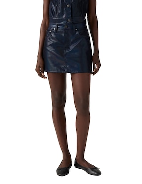 Falda mini Levi's a la cintura
